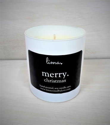 Scented Lima Candle | Merry Christmas