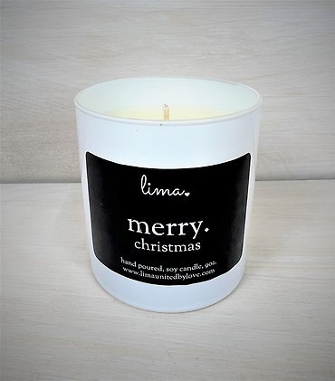 Scented Lima Candle | Merry Christmas