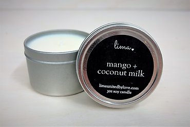 Scented Lima Candle | Mango & Coconut Milk