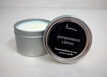 Scented Lima Candle | Persimmon & Citron