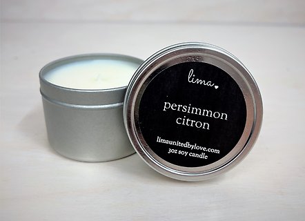 Scented Lima Candle | Persimmon & Citron