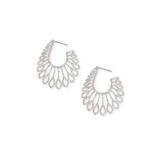 Joy Susan Silver Feather Stud Earrings