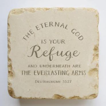 \"The Eternal God is Your Refuge\" Stone