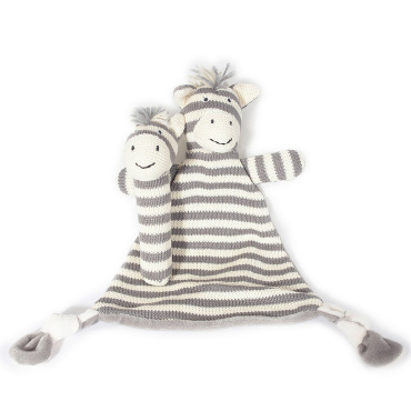 Zebra Rattle and Blanket