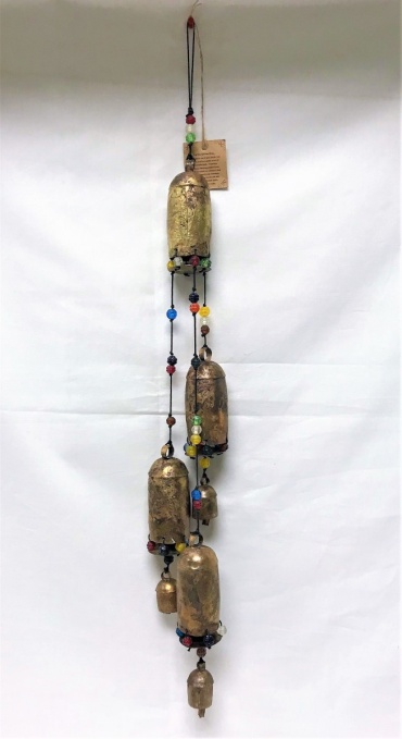 Beaded bell wind chime (MKJM-254)