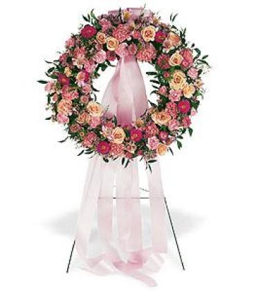 Never-Ending Love Wreath Standing Spray