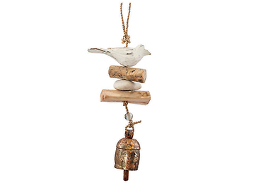 Wooden Bird Wind Chime